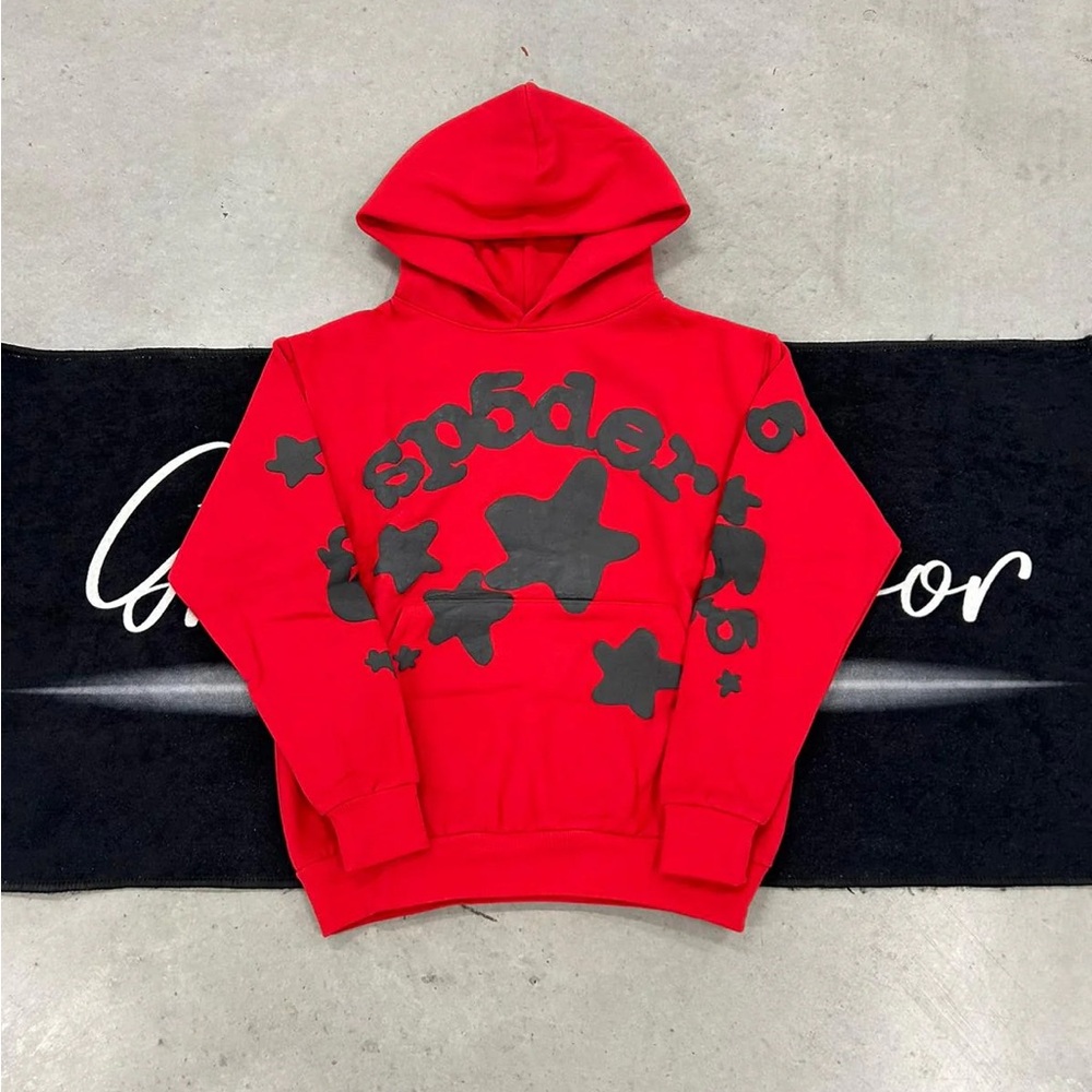 Sp5der Beluga Hoodie Red